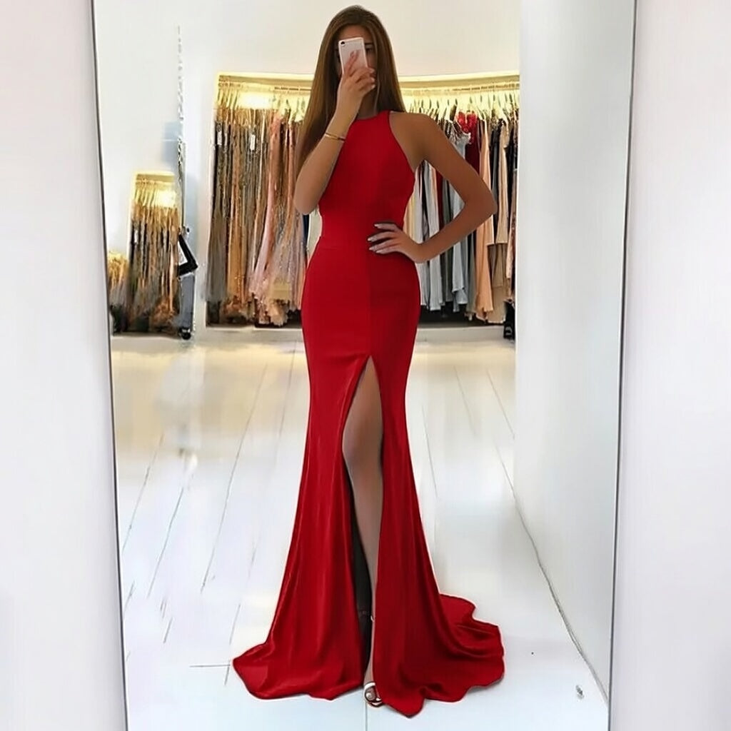 Vestido Longo de Noite Elegante para Mulheres - Gala Formal Premium